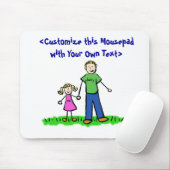Daddy's Little Girl Mousepad (Blond) (Mit Mouse)