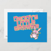 Daddy's Little Girl Postkarte (Vorne/Hinten)