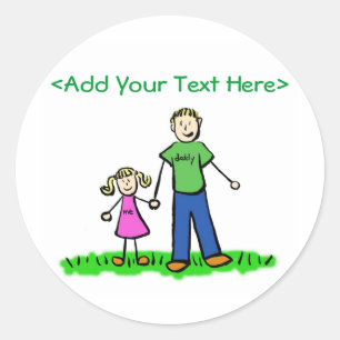 Daddy's Little Girl Sticker (Blond)