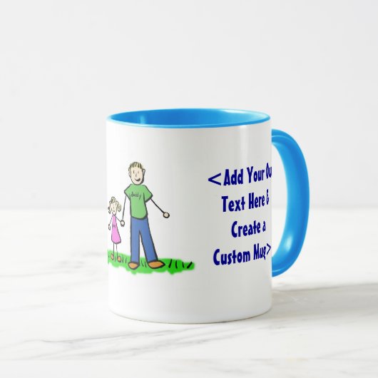 Daddy's Little Girl Tasse (Blond) (VorderseiteRechts)