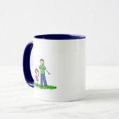 Daddy's Little Girl Tasse (Brünett) (Vorderseite Links)