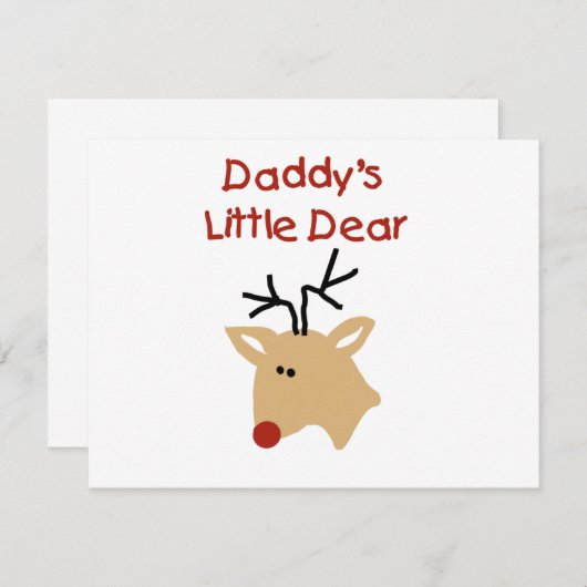 Daddy's Little Lieber Tshirts und Geschenke (Vorne/Hinten)