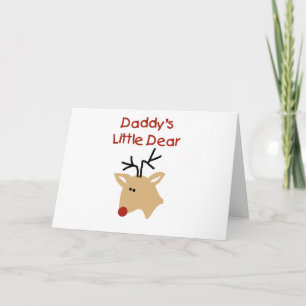Daddy's Little Lieber Tshirts und Geschenke Feiertagskarte
