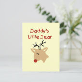 Daddy's Little Lieber Tshirts und Geschenke Postkarte (Stehend Vorderseite)