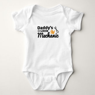 Daddy's Little Mechanic Baby Jersey Bodysuit Strampler