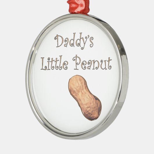 Daddy's Little Peanut Ornament (Links)