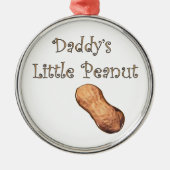Daddy's Little Peanut Ornament (Vorne)