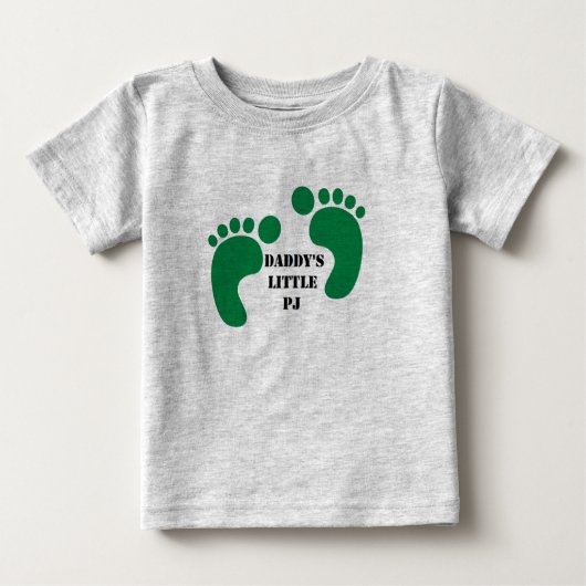 Daddy's Little PJ Baby T-shirt (Vorderseite)