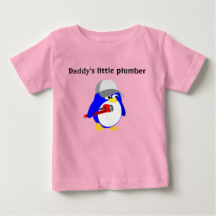 Daddy's Little Plumber Baby T-shirt