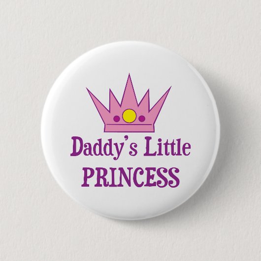 Daddys Little Princess Button (Vorderseite)