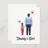 Daddys Little Princess Girl Vathers Day Liebe (Vorne/Hinten)