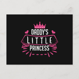 Daddys Little Princess Postkarte