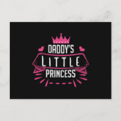 Daddys Little Princess Postkarte (Vorderseite)