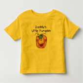 Daddy's Little Pumpkin T - Shirt und Geschenke (Vorderseite)