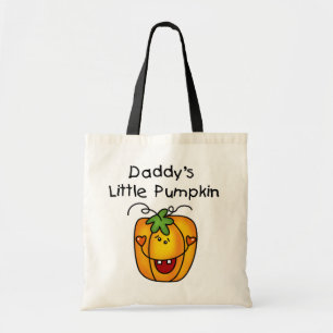 Daddy's Little Pumpkin T - Shirt und Geschenke Tragetasche