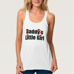 ✔ Daddy's Little Racerback Tank Top