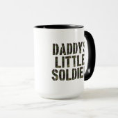 Daddys Little Soldier Tasse (VorderseiteRechts)