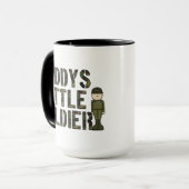 Daddys Little Soldier Tasse (Vorderseite Links)
