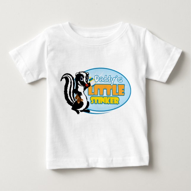 Daddy's Little Stinker Baby T-shirt (Vorderseite)
