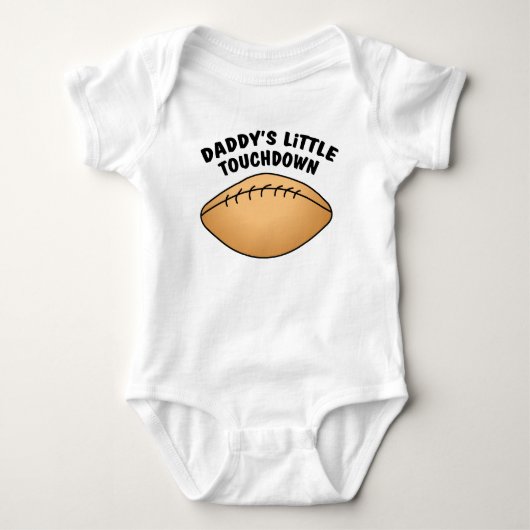 Daddy's Little Touchdown Baby Strampler (Vorderseite)
