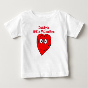 DADDYS LITTLE VALENTINE Kindertop Baby T-shirt