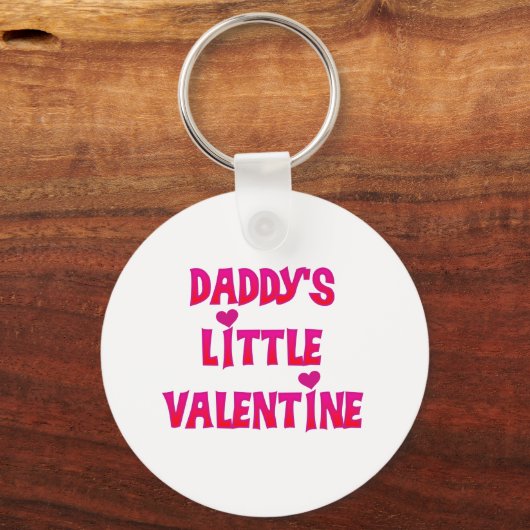 Daddy's Little Valentine Schlüsselanhänger (Vorderseite)