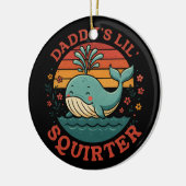 Daddys Little Whale Keramik Ornament (Links)