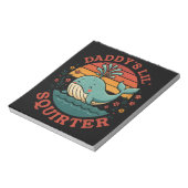 Daddys Little Whale Notizblock (Rotiert)