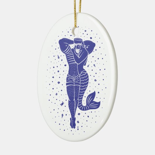Daddy's Merboy Keramik Ornament (Links)