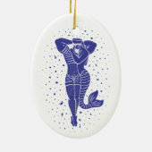Daddy's Merboy Keramik Ornament (Hinten)