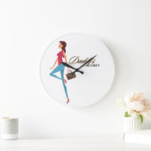 Daddy's Money, Niedlich & Sassy Teenage Girl, Funn Große Wanduhr (Zuhause)
