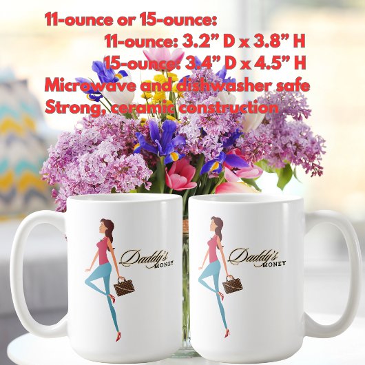 Daddy's Money, Niedlich & Sassy Teenage Girl, Funn Kaffeetasse