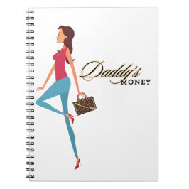 Daddy's Money, Niedlich & Sassy Teenage Girl, Funn Notizblock