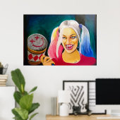 Daddys Monsterplakat Poster (Heimbüro)