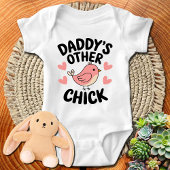 Daddy's Other Chick - Spaß und Niedliche Liebe Baby Strampler
