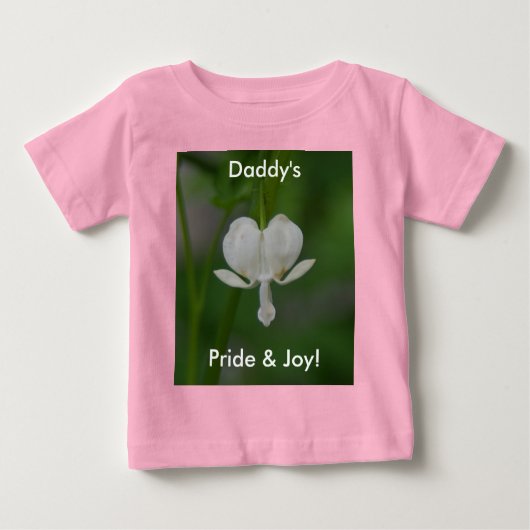 Daddy's Pride & Joy Baby T-shirt (Vorderseite)