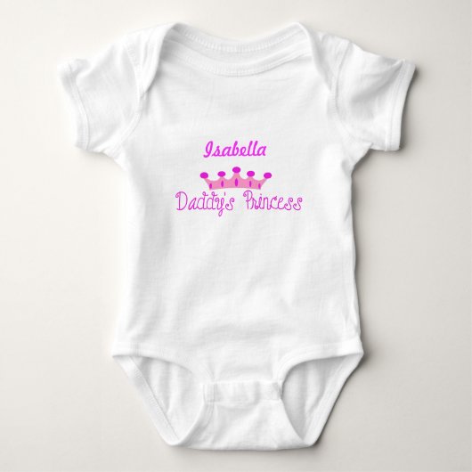 Daddy's Princess, Isabella Baby Strampler (Vorderseite)