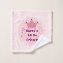 Daddy's Princess Wash Tuch