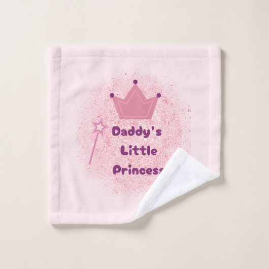 Daddy's Princess Wash Tuch (Waschlappen)