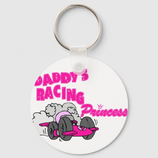 Daddy's Racing Princess Schlüsselanhänger (Vorderseite)