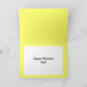 Daddys Schläger sind die beste Panda-Kuschelkarte Karte (Innenseite)