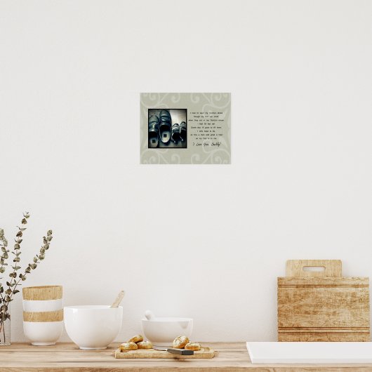 Daddy's Shoes Poster (Küche)