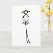 Daddy's Shoulders Karte (Gelbe Blume)