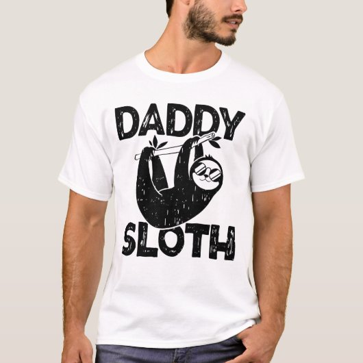 Daddy's Sloth T-Shirt (Vorderseite)
