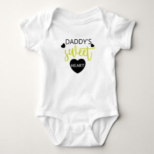 Daddys Süße Herz Baby Strampler