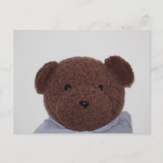 Daddys Teddybär Postkarte (Vorderseite)