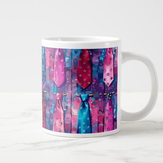 Daddy's Tie Collection Jumbo Ceramic Mug Jumbo-Tasse (Rechts)