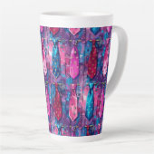 Daddy's Tie Collection Large Ceramic Latte Mug Milchtasse (Rechte Ecke)