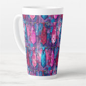 Daddy's Tie Collection Large Ceramic Latte Mug Milchtasse (Linke Ecke)