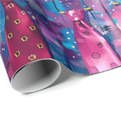 Daddy's Tie Collection Matte Wrapping Paper Geschenkpapier (Rolleneckpunkt)